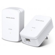 MERCUSYS 1000 MBPS HIGH-SPEED TRANSFER RATE - FAST AND STABLE TRANSMISSIONS WITH ADVANCED HOMEPLUG AV2 SUPER-FAST WIRED CONNECTION - A GIGABIT PORT PROVIDES HIGH-SPEED INTERNET TO PCS, IPTVS, AND GAME CONSOLES